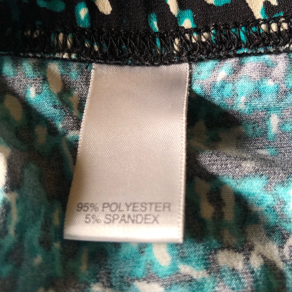 Avenue Skirt-MultiColor Teal, White, Black and Grey - Picture 7 of 7